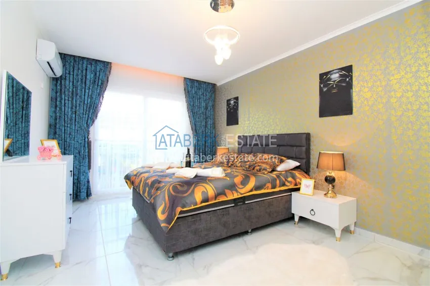 Приобрести Квартира в Махмутларе с новой мебелью в молодом комплексе недалеко от моря 13 