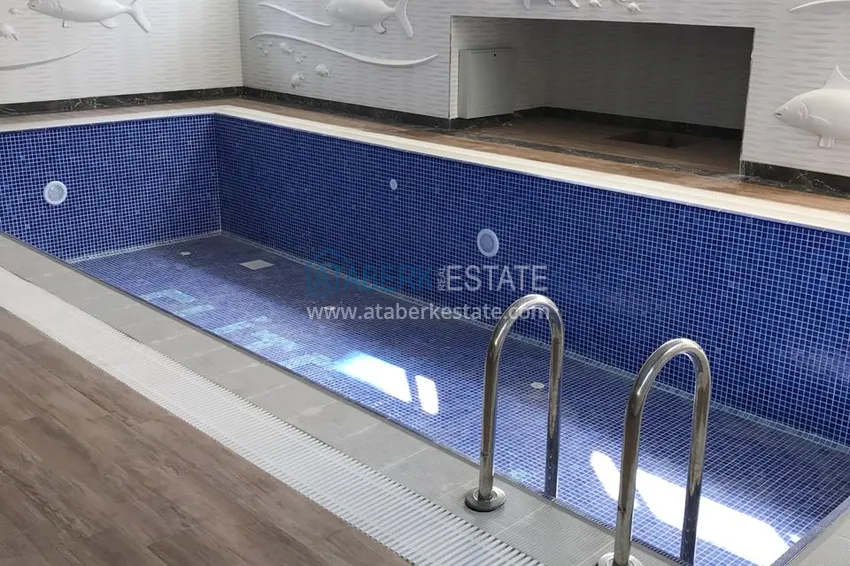 Квартира в центре Алании, с мебелью в комплексе с собственным пляжем 12 