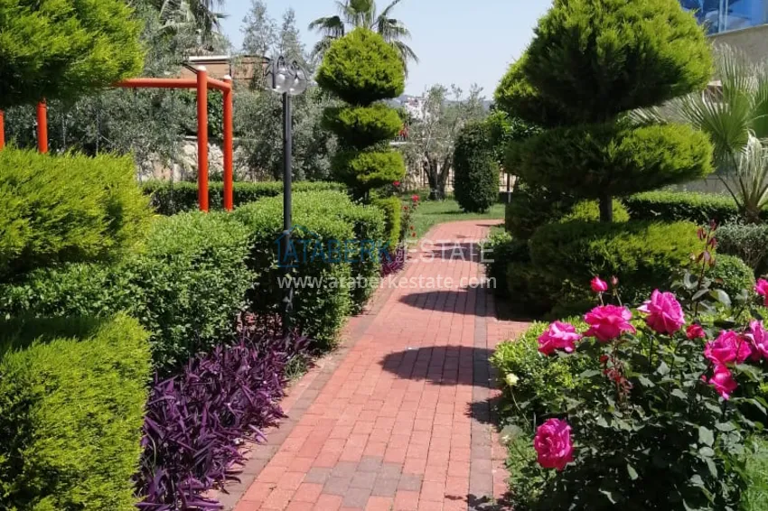 Пентхаус в Авсалларе меблированный с видом на море в элитном комплексе  13 