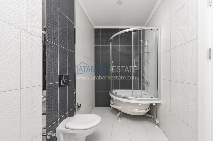 Приобрести Пентхаус в Авсалларе меблированный с видом на море в элитном комплексе  14 