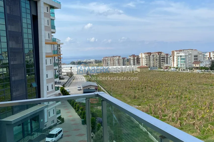 Приобрести Квартира в Авсалларе открытый вид на море и горы с мебелью 13 