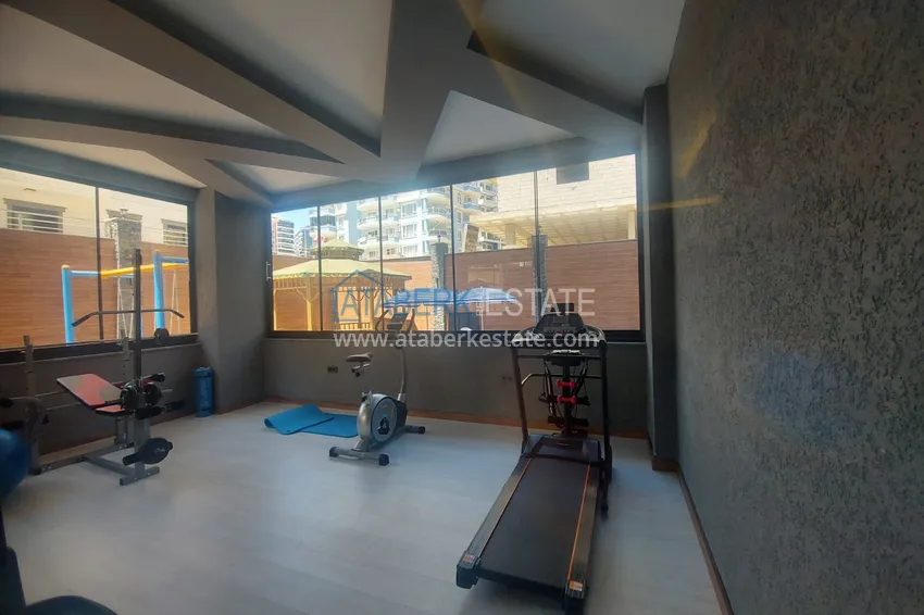 Квартира в Махмутларе с новой мебелью в молодом элитном комплексе 15 