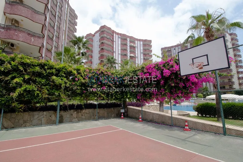 Квартира в Махмутларе с 3 спальнями, мебелью, видом на горы 17 