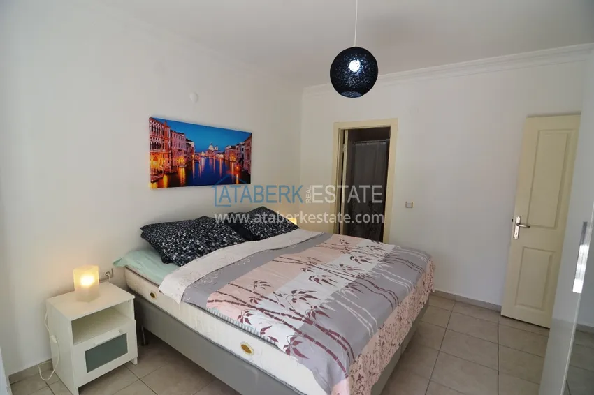 Приобрести Квартира в районе Оба – 2 спальни, мебель, уютный комплекс 14 