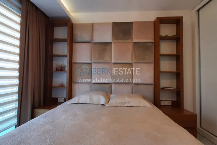 Приобрести Квартира в центре Алании, с мебелью в комплексе с собственным пляжем 14 