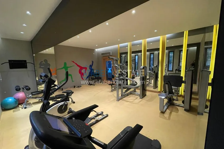 Квартира в районе Оба с мебелью на первой береговой линии 20 