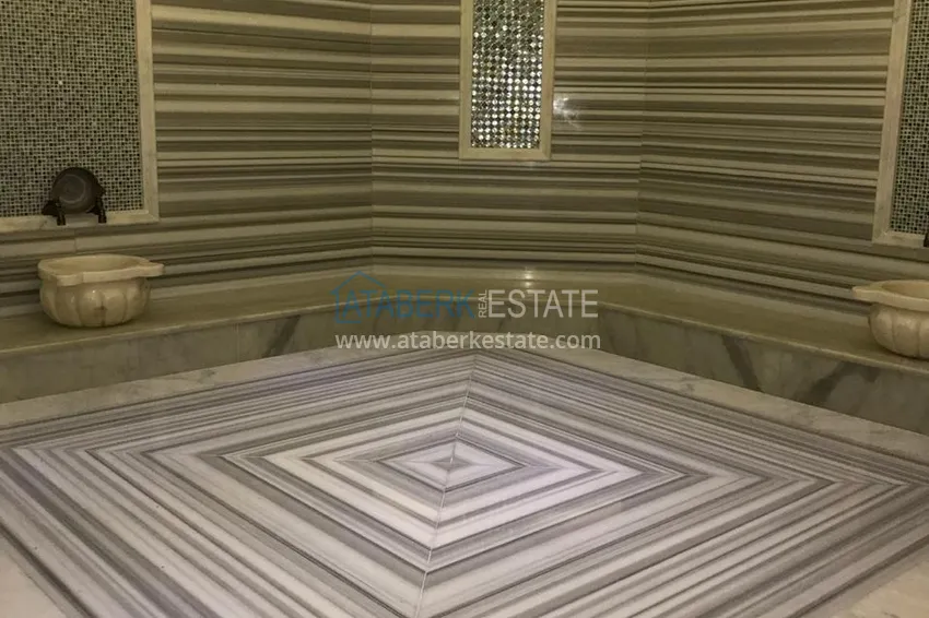 Квартира в центре Алании, с мебелью в комплексе с собственным пляжем 15 