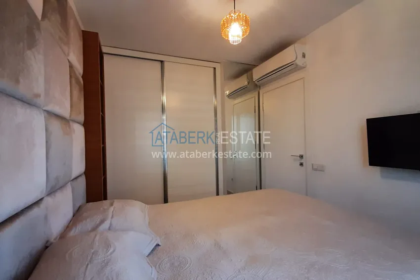 Приобрести Квартира в центре Алании, с мебелью в комплексе с собственным пляжем 15 