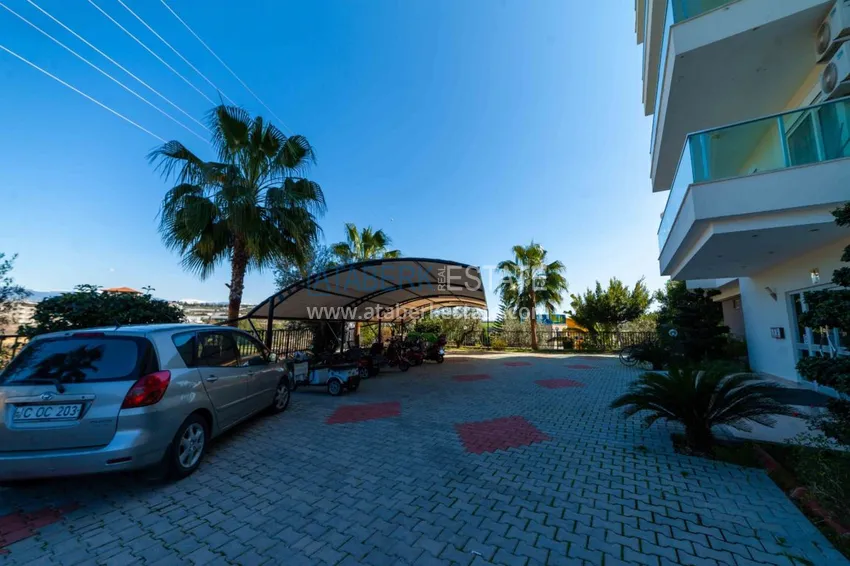 Пентхаус в Авсалларе меблированный с видом на море в элитном комплексе  17 