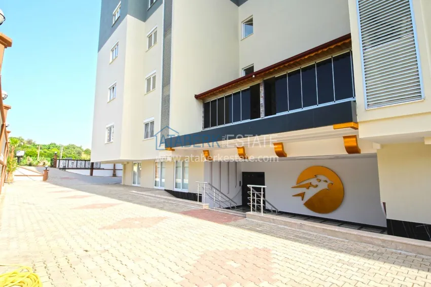 Новая квартира в Махмутларе с мебелью, видом на море в современном комплексе  17 