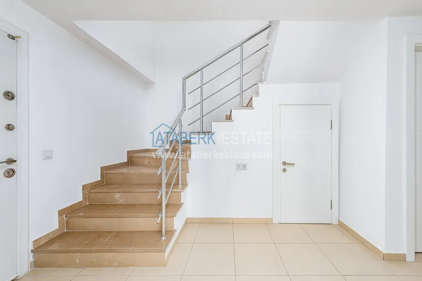 Приобрести Пентхаус в Авсалларе меблированный с видом на море в элитном комплексе  1 