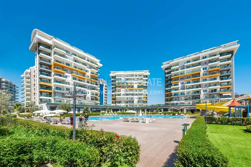 Квартира в Авсалларе с видом на море и чистовой отделкой  2 