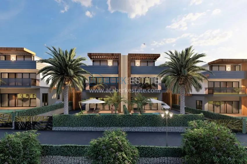 Новый проект отдельно стоящих вилл в районе Авсаллар 2 