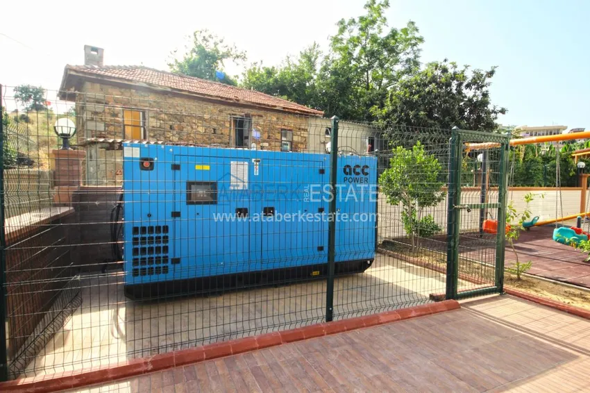 Новая квартира в Махмутларе с мебелью, видом на море в современном комплексе  18 