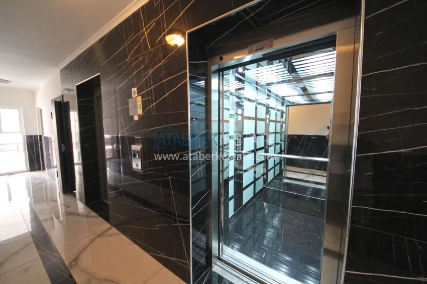 Новая квартира в Махмутларе с мебелью, видом на море в современном комплексе  19 