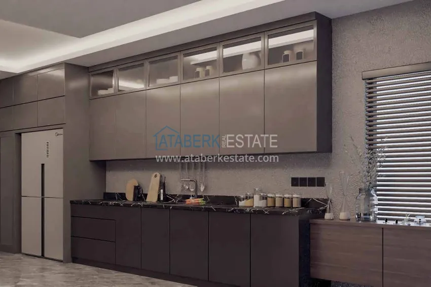 Приобрести Видовая частная вилла в районе Джикджилли на этапе строительства  6 