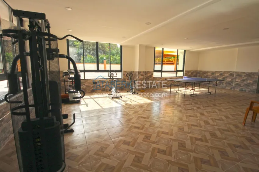 Новая квартира в Махмутларе с мебелью, видом на море в современном комплексе  20 