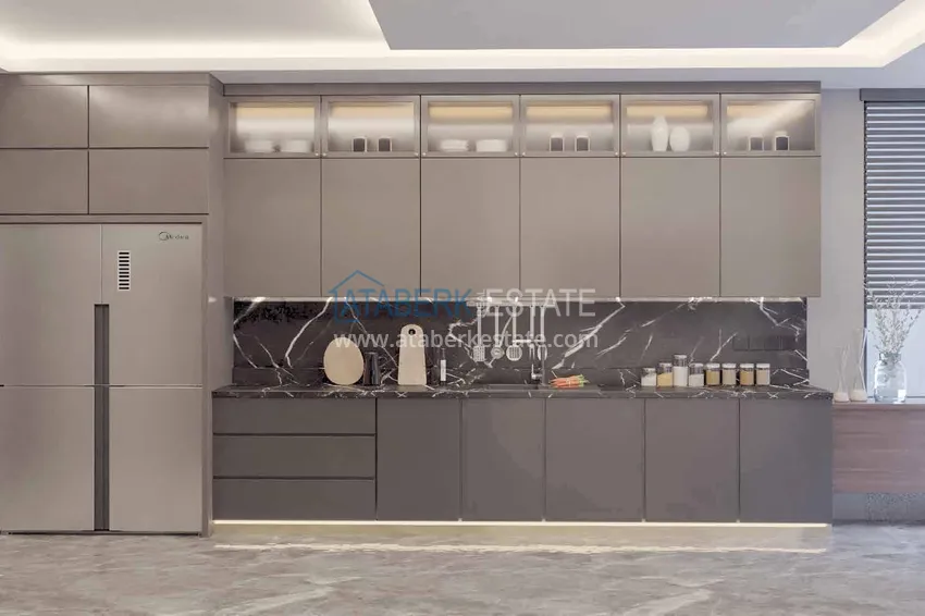 Приобрести Видовая частная вилла в районе Джикджилли на этапе строительства  7 