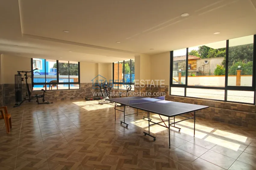 Новая квартира в Махмутларе с мебелью, видом на море в современном комплексе  22 