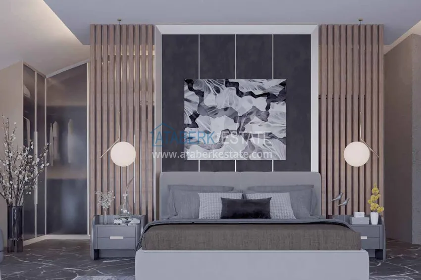 Приобрести Видовая частная вилла в районе Джикджилли на этапе строительства  13 