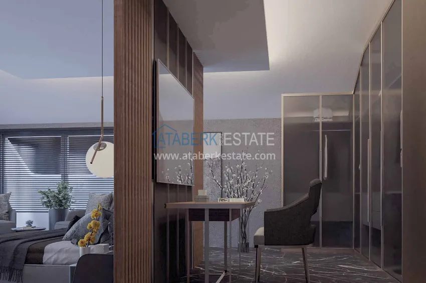 Приобрести Видовая частная вилла в районе Джикджилли на этапе строительства  14 