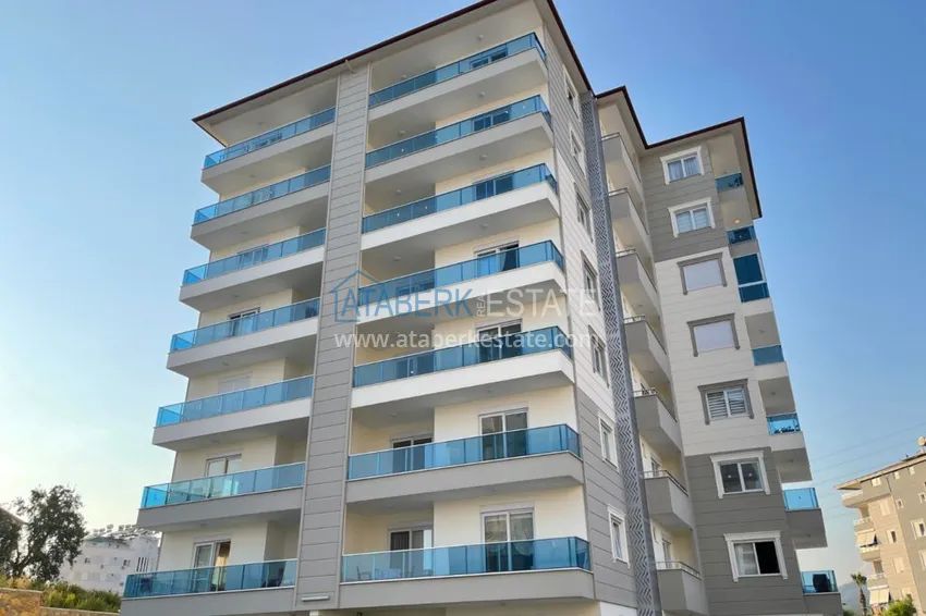 Квартира в районе Авсаллар - чистовая отделка, вид на море  3 