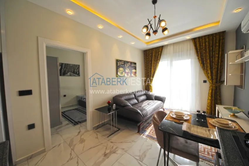 Приобрести Новая квартира в Махмутларе с мебелью, видом на море в современном комплексе  2 