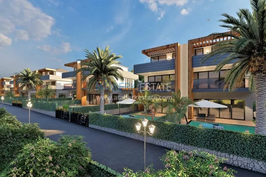 Новый проект отдельно стоящих вилл в районе Авсаллар 1 