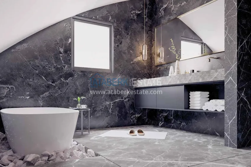 Приобрести Видовая частная вилла в районе Джикджилли на этапе строительства  17 