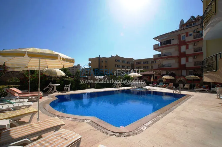 Квартира в районе Оба – 2 спальни, мебель, уютный комплекс 3 