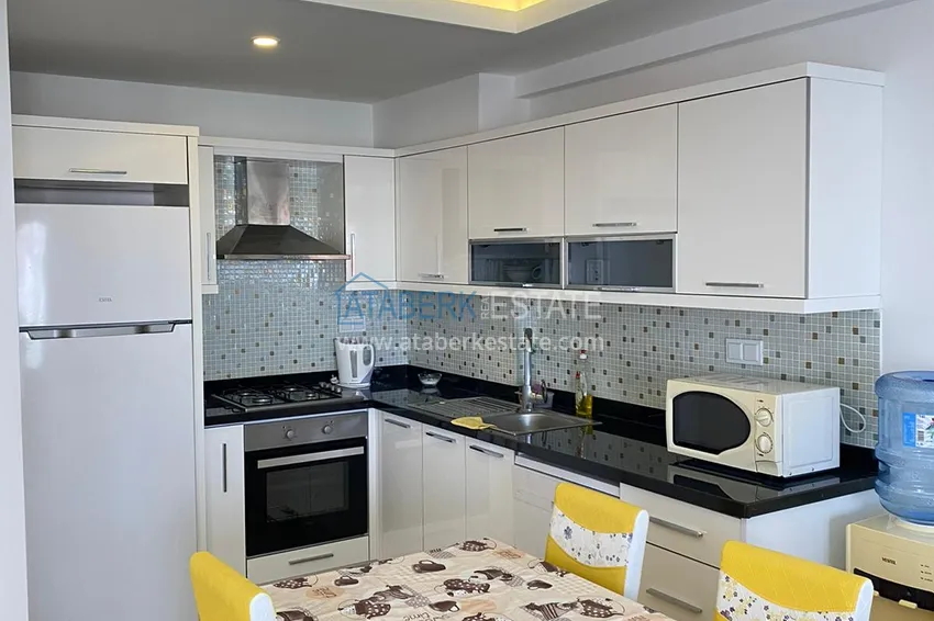 Приобрести Квартира в Авсалларе открытый вид на море и горы с мебелью 4 