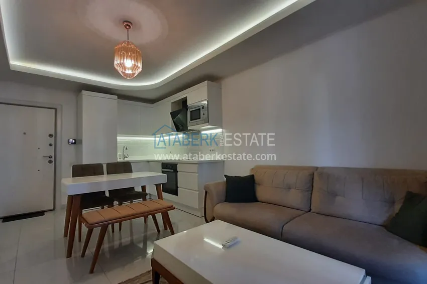 Приобрести Квартира в центре Алании, с мебелью в комплексе с собственным пляжем 3 