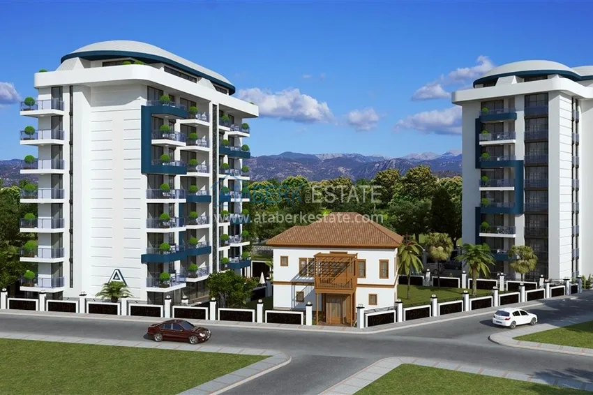 Пентхаус в Алании в новом комплексе – район пляжа Клеопатра 3 