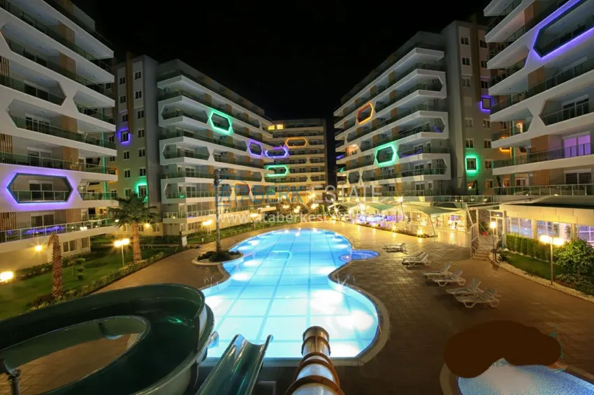 Квартира для сезонной аренды в Авсалларе в комплексе с инфраструктурой отеля  4 