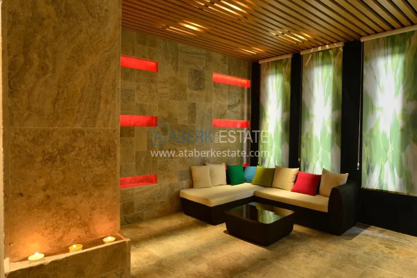 Квартира в районе Оба с мебелью на первой береговой линии 7 