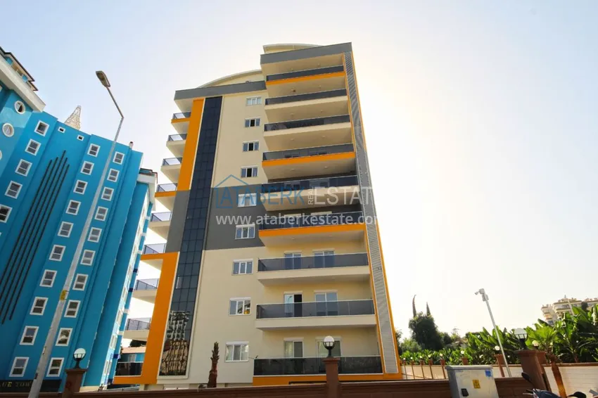 Новая квартира в Махмутларе с мебелью, видом на море в современном комплексе  4 