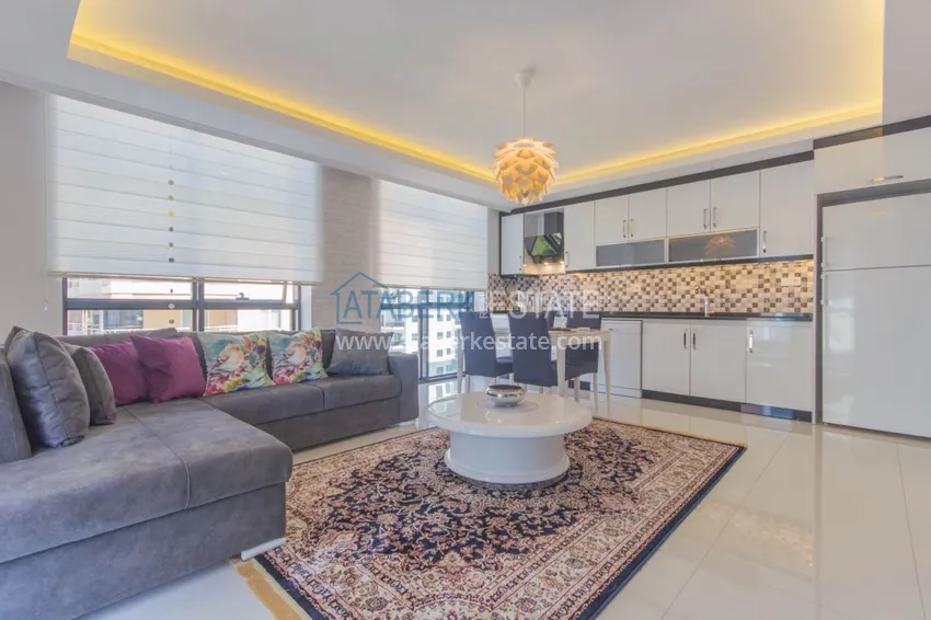 Приобрести Квартира в Махмутларе с новой мебелью, застекленным балконом 6 