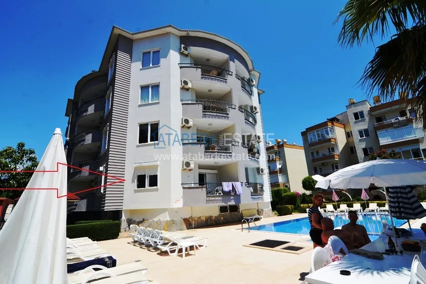 Квартира в районе Оба – 2 спальни, мебель, уютный комплекс 4 