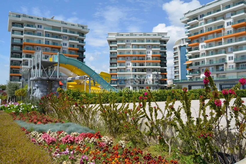 Квартира в Авсалларе с видом на море и чистовой отделкой  5 