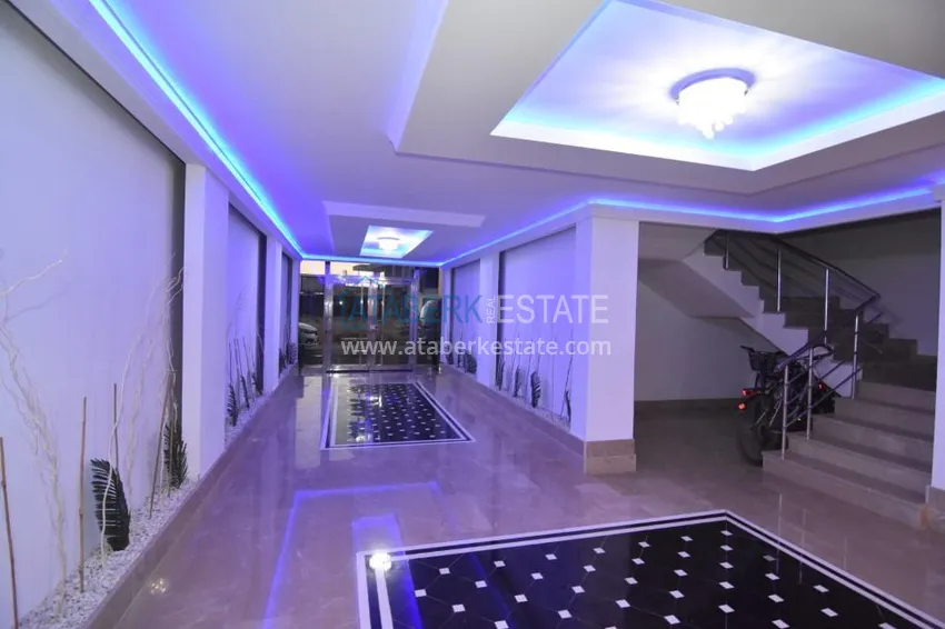 Студия в Махмутларе с мебелью и большим балконом  3 