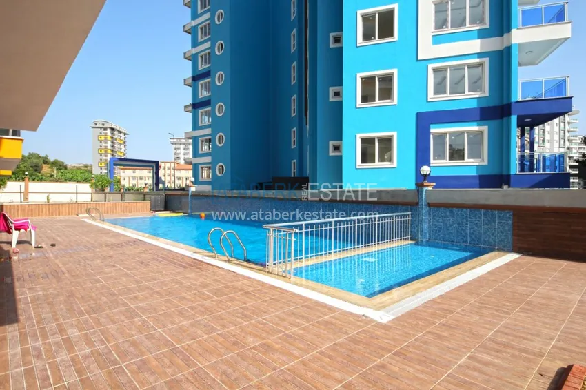 Новая квартира в Махмутларе с мебелью, видом на море в современном комплексе  5 