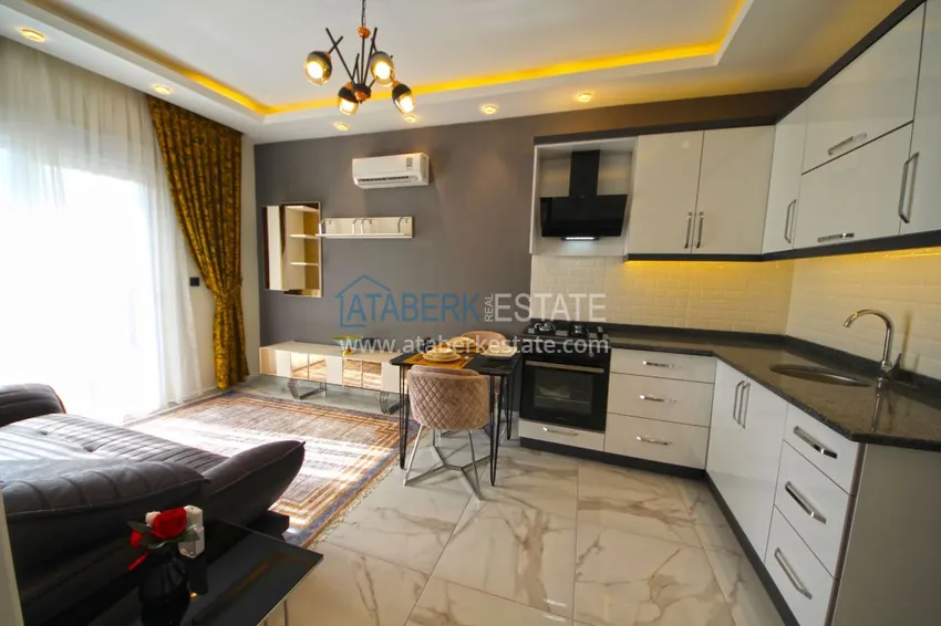 Приобрести Новая квартира в Махмутларе с мебелью, видом на море в современном комплексе  4 