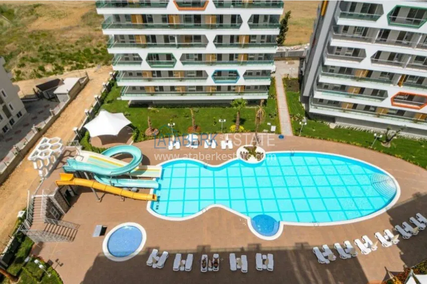 Квартира для сезонной аренды в Авсалларе в комплексе с инфраструктурой отеля  5 