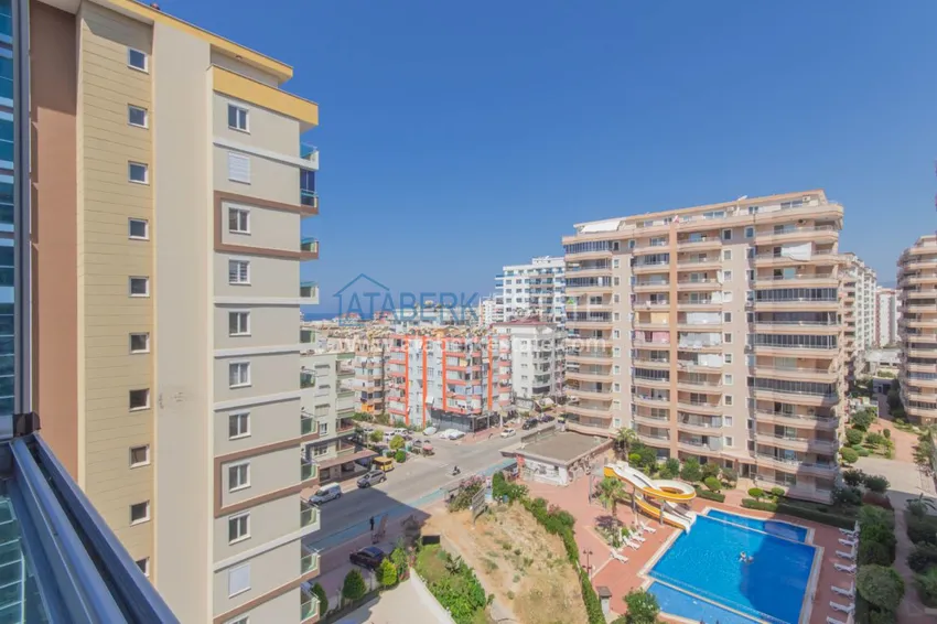 Приобрести Квартира в Махмутларе с новой мебелью, застекленным балконом 10 