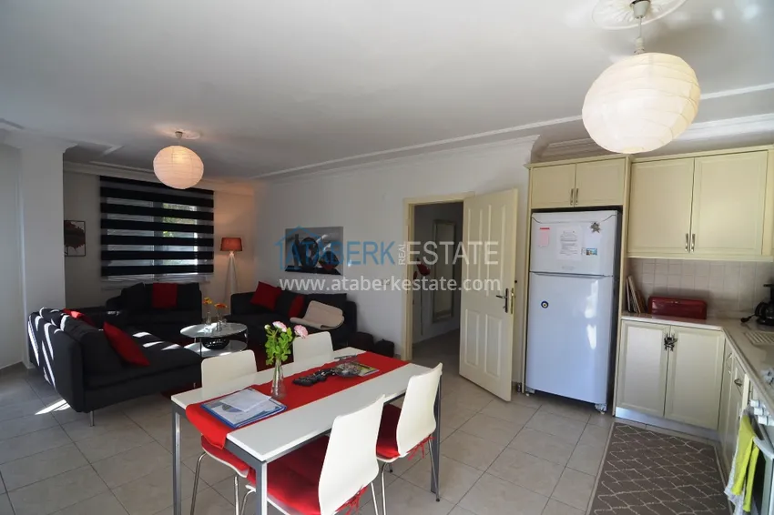 Приобрести Квартира в районе Оба – 2 спальни, мебель, уютный комплекс 5 