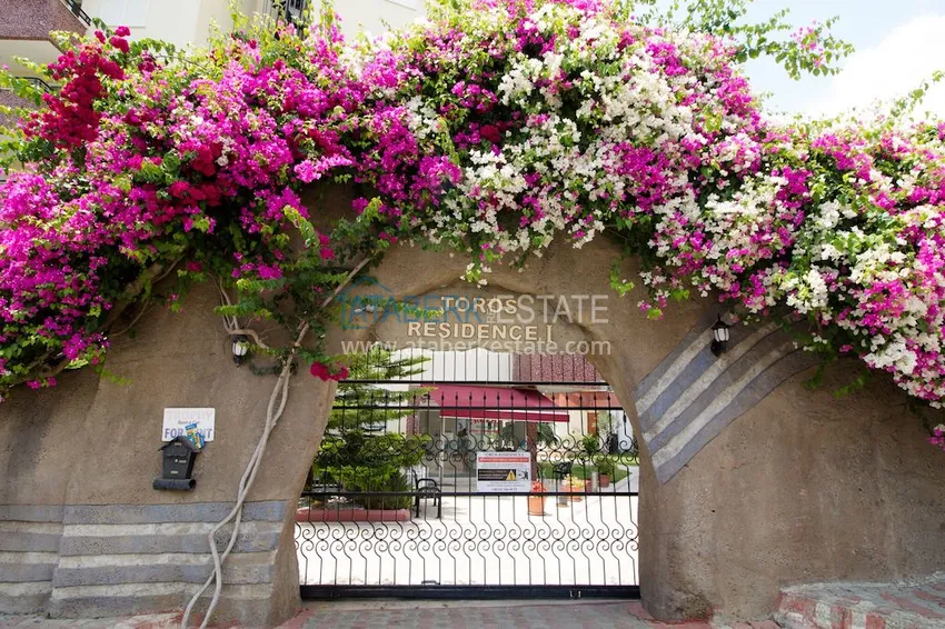 Квартира в Махмутларе с 3 спальнями, мебелью, видом на горы 5 