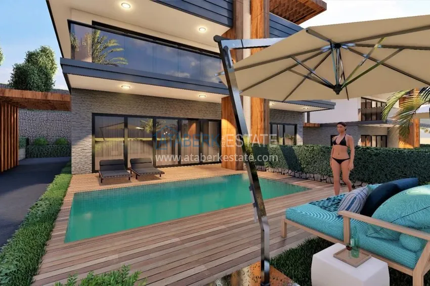 Новый проект отдельно стоящих вилл в районе Авсаллар 5 