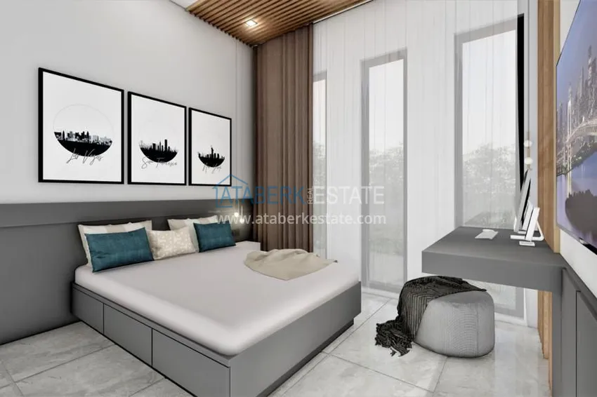 Приобрести Новый проект отдельно стоящих вилл в районе Авсаллар 5 