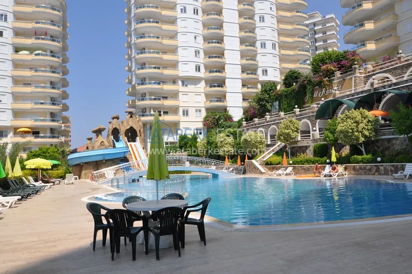 Квартира в Махмутларе с мебелью открытым видом на море и горы 9 