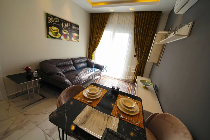 Приобрести Новая квартира в Махмутларе с мебелью, видом на море в современном комплексе  6 